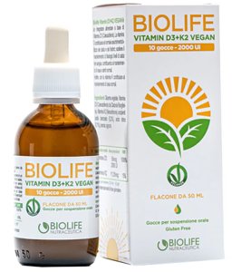 BIOLIFE VITAMIN D3+K2 VEGAN