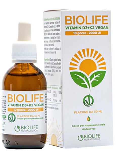 BIOLIFE VITAMIN D3+K2 VEGAN