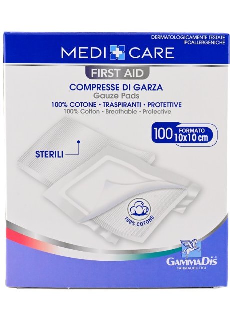 GARZA COTONE 10X10CM 100PZ