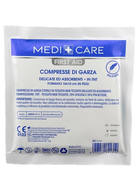 GARZA COTONE 10X10CM 25PZ