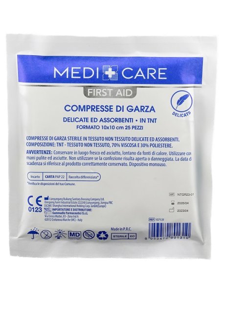 GARZA TNT 10X10CM 25PZ