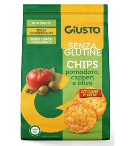 GIUSTO CHIPS POMOD/CAPP/OLI 40GR
