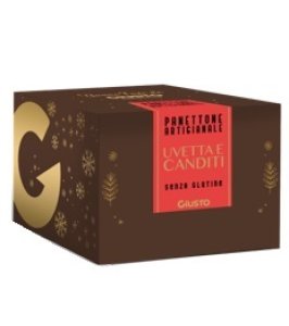 GIUSTO PANETTONE UVET/CAND 600G