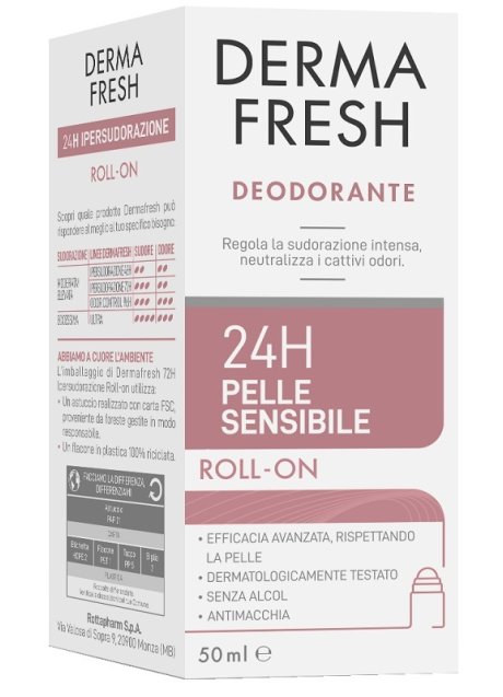 DERMAFRESH 24H P/SENS ROLL 50ML