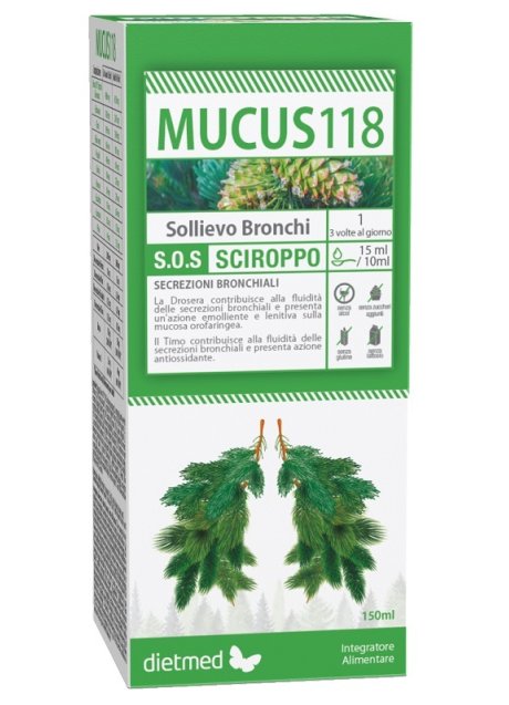 MUCUS 118 150ML DIETMED