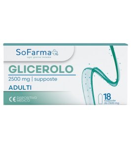 GLICEROLO AD 2250MG 18SUPP SF+