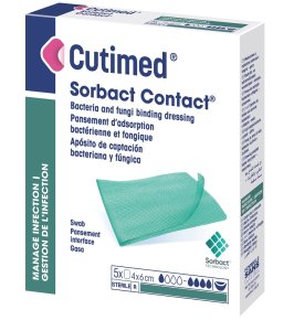 CUTIMED SORBACT CONT 4X6CM 5PZ
