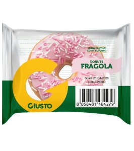 GIUSTO DONUTS FRAGOLA 35GR S/G