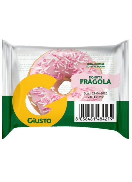 GIUSTO DONUTS FRAGOLA 35GR S/G