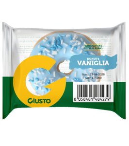 GIUSTO DONUTS VANIGLIA 35GR S/G