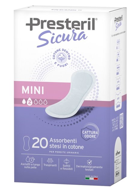 PRESTERIL SICURA AS MINI 20PZ