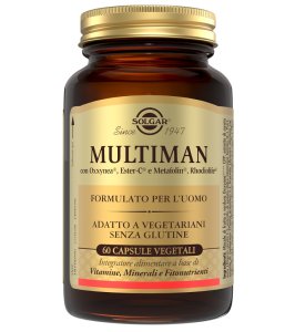MULTIMAN 60 CAPSULE VEGETALI SENZA GLUTINE