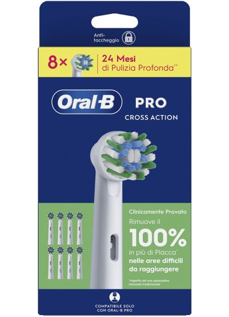 ORALB CROSSACTION REFILL 8PZ