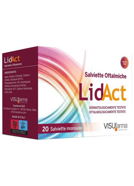 LIDACT SALVIETTE OFT MON 20PZ