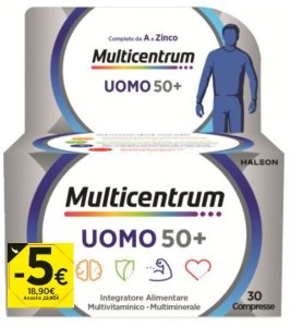 MULTICENTRUM UOMO 50+ 30 COMPRESSE PROMO 2026