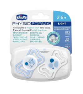 CHI SUCCH LIGHT BLU SIL 2-6M 2PZ