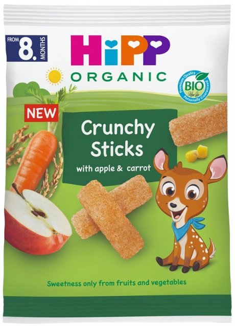 HIPP CRUNCHY STICKS MELA CAR 30G