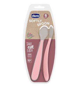 CH CUCCHIAIO SIL DOPP ROSA 6M