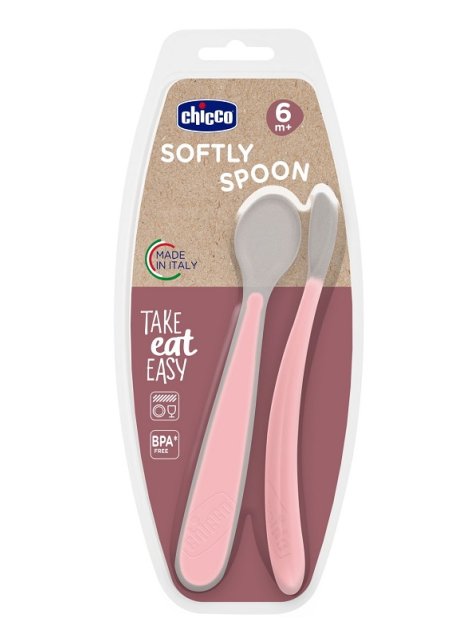 CH CUCCHIAIO SIL DOPP ROSA 6M