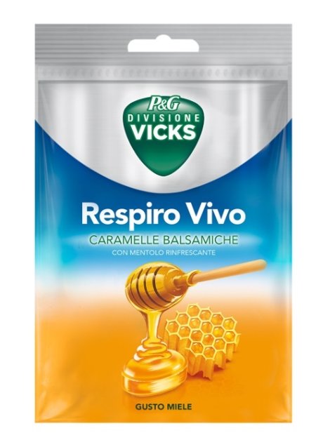 VICKS RESPIRO VIVO CARAM MIELE