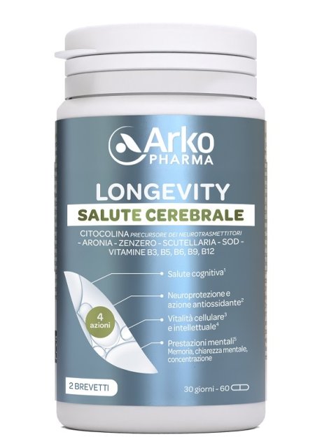 LONGEVITY SALUTE CEREBRALE 60CPS