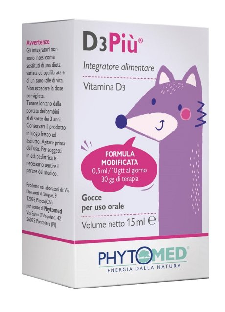 D3PIU' GOCCE 15ML