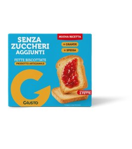 GIUSTO S/ZUCCH FETTE BISC 120G