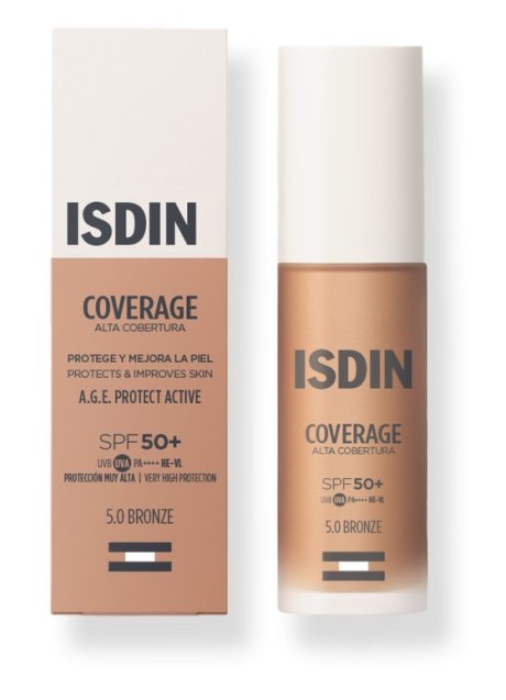 COVERAGE 5,0 BRONZE SPF50+ FONDO