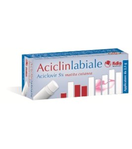 ACICLINLABIALE*matita cutanea 2,5 g 5%