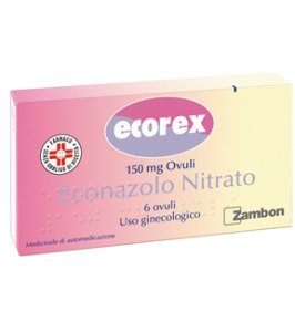 ECOREX*6 ovuli vaginali 150 mg