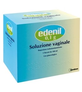 EDENIL*soluzione vaginale 5 flaconi 0,1 g 100 ml