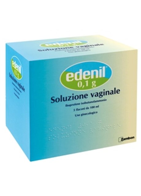 EDENIL*soluzione vaginale 5 flaconi 0,1 g 100 ml