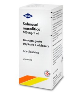 SOLMUCOL MUCOLITICO*1 flacone 180 ml 100 mg/5 ml sciroppo