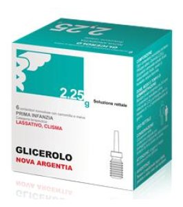GLICEROLO (NOVA ARGENTIA)*PRIMA INFANZIA 6 contenitori monodose 2,25 g soluz rett con camomilla e malva