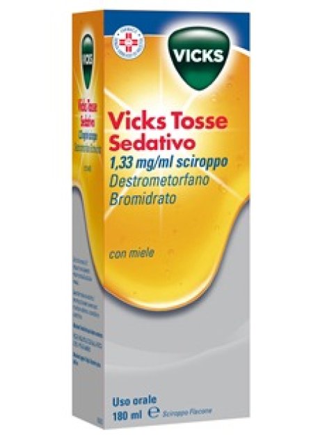 VICKS TOSSE SEDATIVO*1 flacone 180 ml 1,33 mg/ml sciroppo