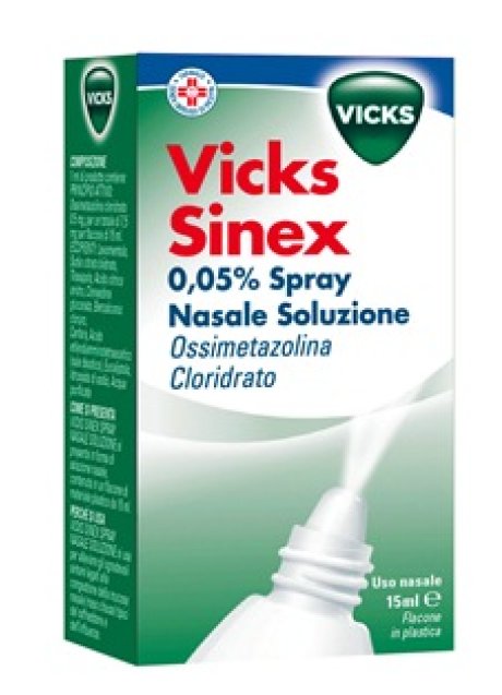 VICKS SINEX*spray nasale 15 ml 0,05%