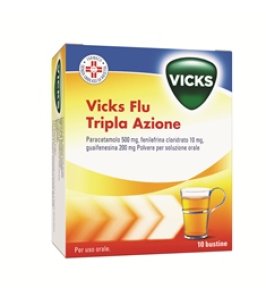 VICKS FLU TRIPLA AZIONE*orale polv 10 bust