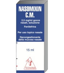 NASOMIXIN CM*gtt nasali 15 ml 2,5 mg/ml