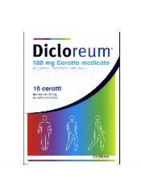 DICLOREUM ANTINFIAMMATORIO LOCALE*10 cerotti 180 mg