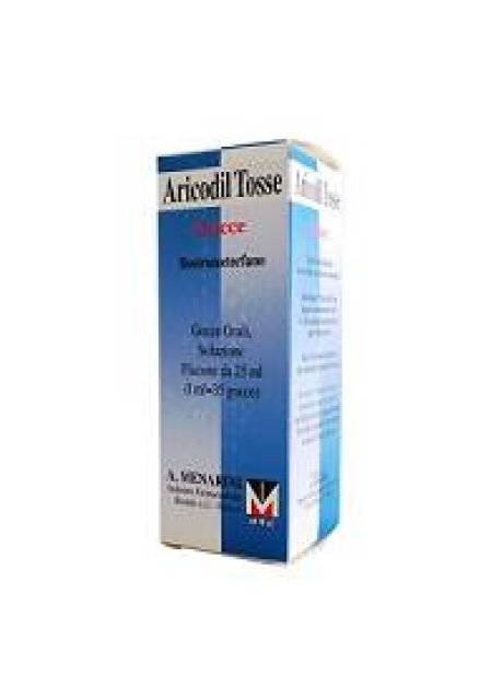 ARICODIL TOSSE*orale gtt 25 ml 0,375 g 15 mg/ml