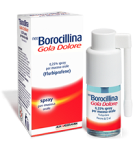 NEOBOROCILLINA GOLA DOLORE*1 flaconcino spray 15 ml 37,5 mgmenta