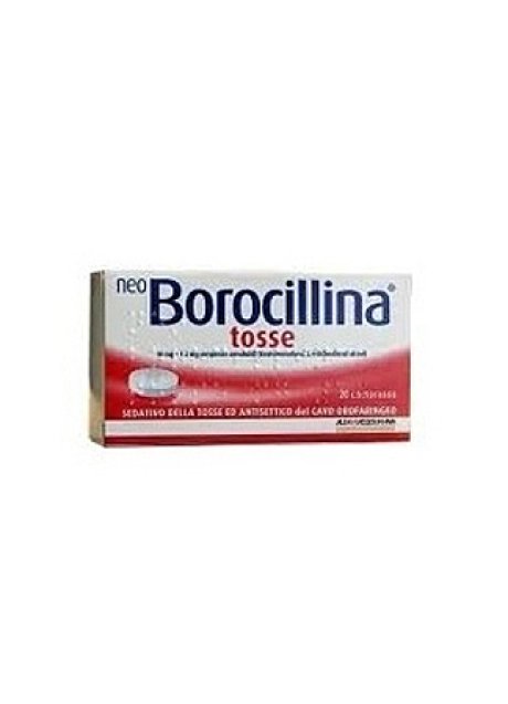 NEOBOROCILLINA TOSSE*20 pastiglie 10 mg + 1,2 mg