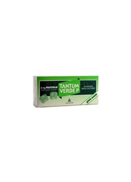 TANTUM VERDE P*20 pastiglie 3 mg menta