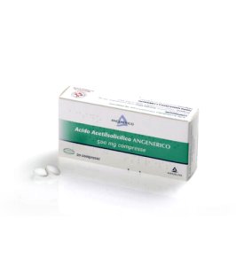 ACIDO ACETILSALICILICO (ANGENERICO)*20 cpr 500 mg