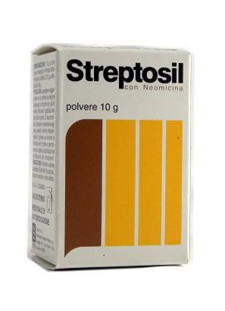 STREPTOSIL NEOMICINA*polv u.e. 10 g 99,5% + 0,5% STREPTOSIL NEOMICINA*polv u.e. 10 g 99,5% + 0,5%