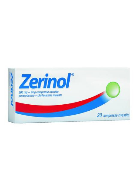 ZERINOL*20 cpr riv 300 mg + 2 mg