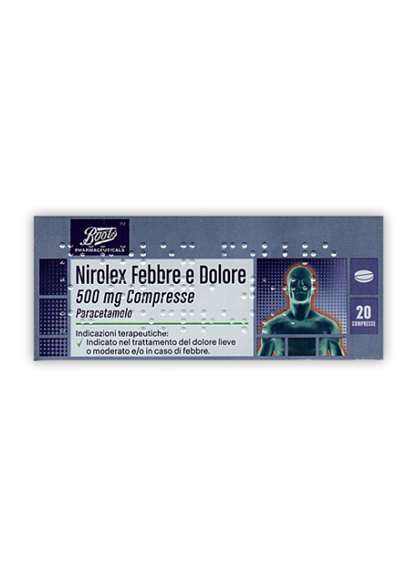 NIROLEX FEBBRE E DOLORE*20 cpr 500 mg