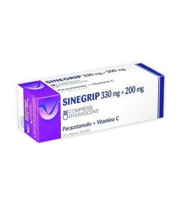 SINEGRIP*20 cpr eff 330 mg + 200 mg