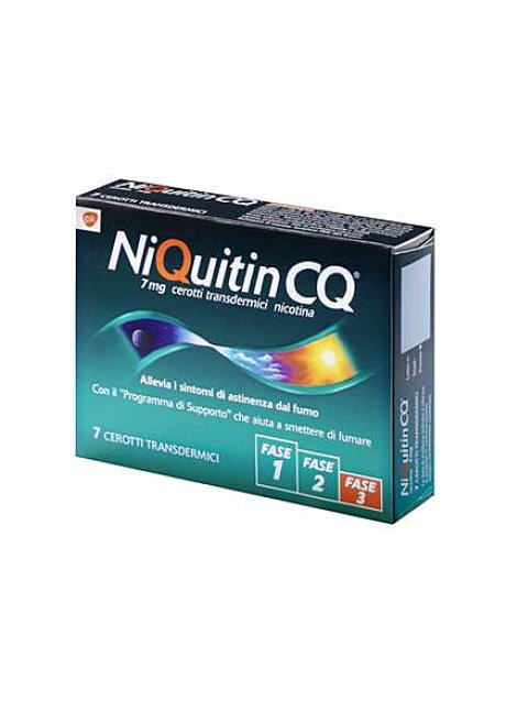 NIQUITIN*7 cerotti transd 7 mg/die