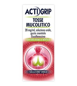 ACTIGRIP TOSSE MUCOLITICO*orale soluz flacone 150 ml 20 mg/ml